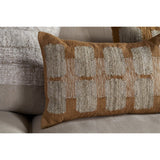 Akki 50 x 50cm Wool & Cotton Cushion Cover - Ochre