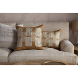 Akki 60 x 40cm Wool & Cotton Cushion Cover - Ochre