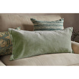 Menmai 35 x 80cm Velvet Lumbar Cushion Cover - Eucalyptus