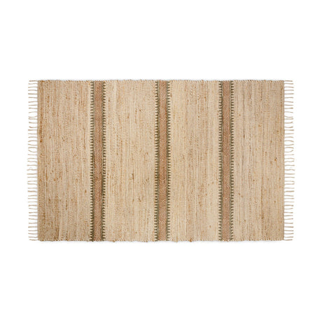 Zairya 150 x 240cm Cotton & Jute Kilim Rug - Natural