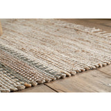 Zairya 150 x 240cm Cotton & Jute Kilim Rug - Natural