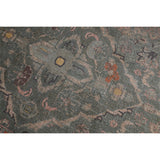 Okuta 150 x 240cm Block Print Jute Rug - Olive Green