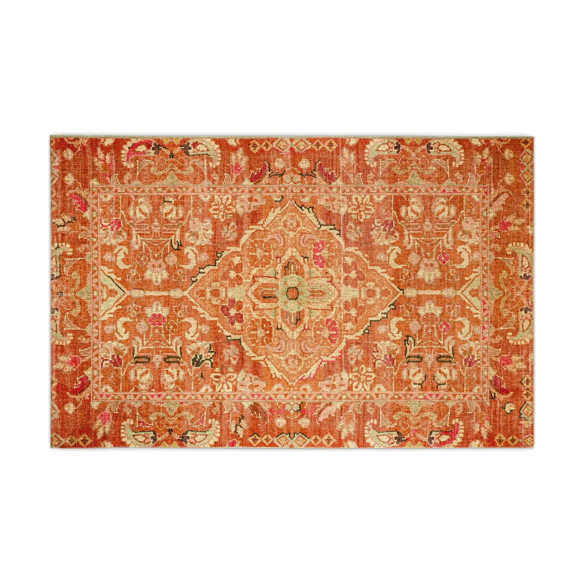 Ikowe 150 x 240cm Recycled PET Rug - Tonal Red