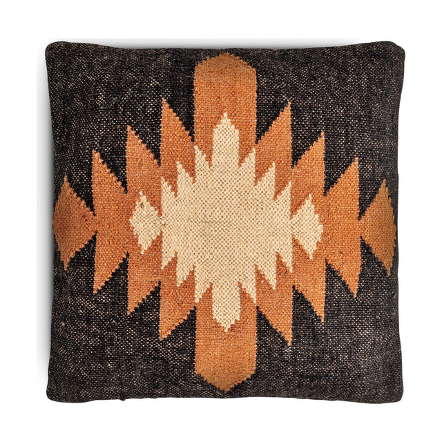 Ayyi 50 x 50cm Kilim Cushion Cover - Black & Brown