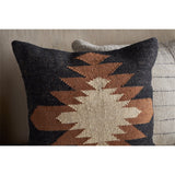 Ayyi 50 x 50cm Kilim Cushion Cover - Black & Brown