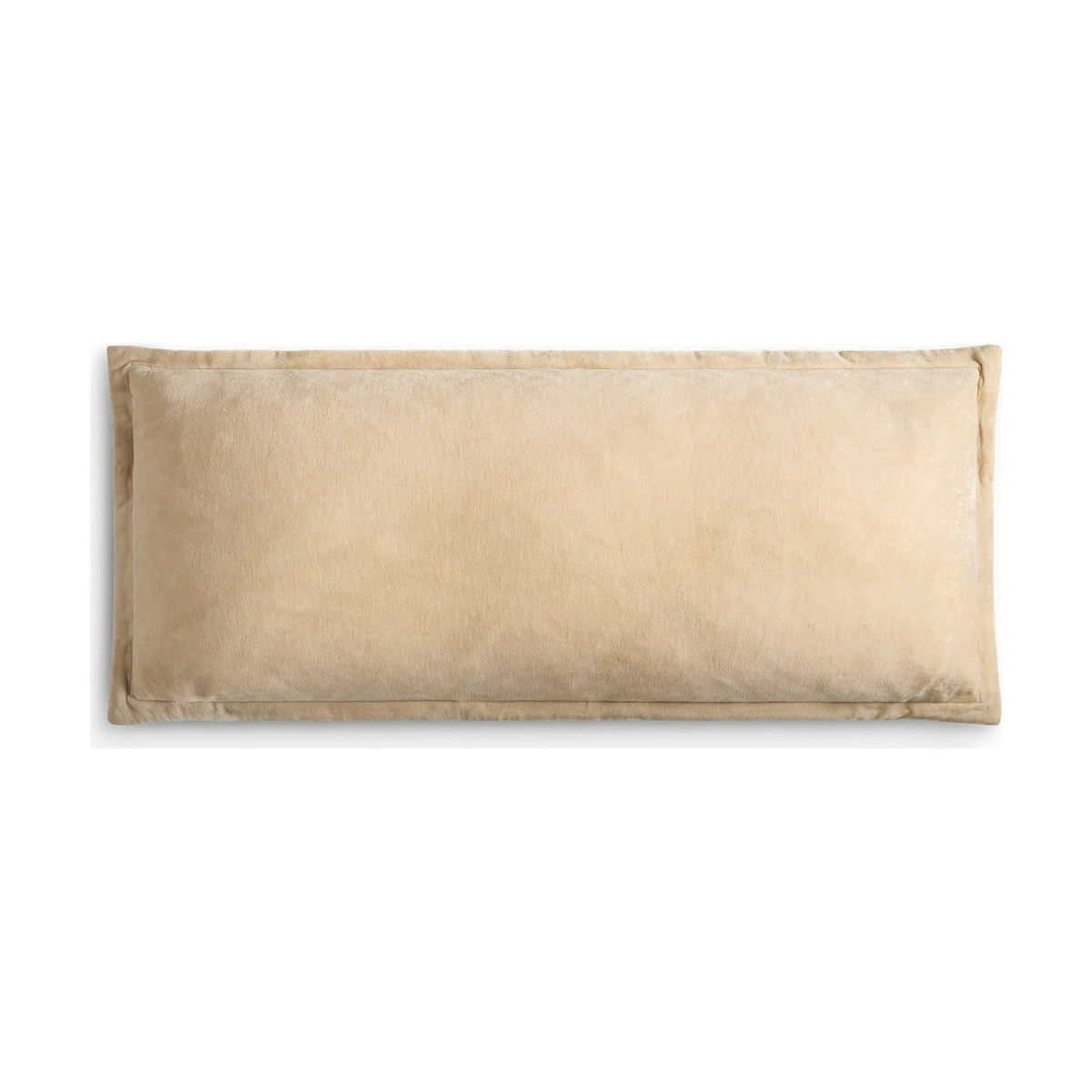 Menmai 35 x 80cm Velvet Lumbar Cushion Cover - Cream