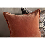 Menmai 50 x 50cm Velvet Cushion Cover - Cinnamon