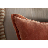Menmai 50 x 50cm Velvet Cushion Cover - Cinnamon