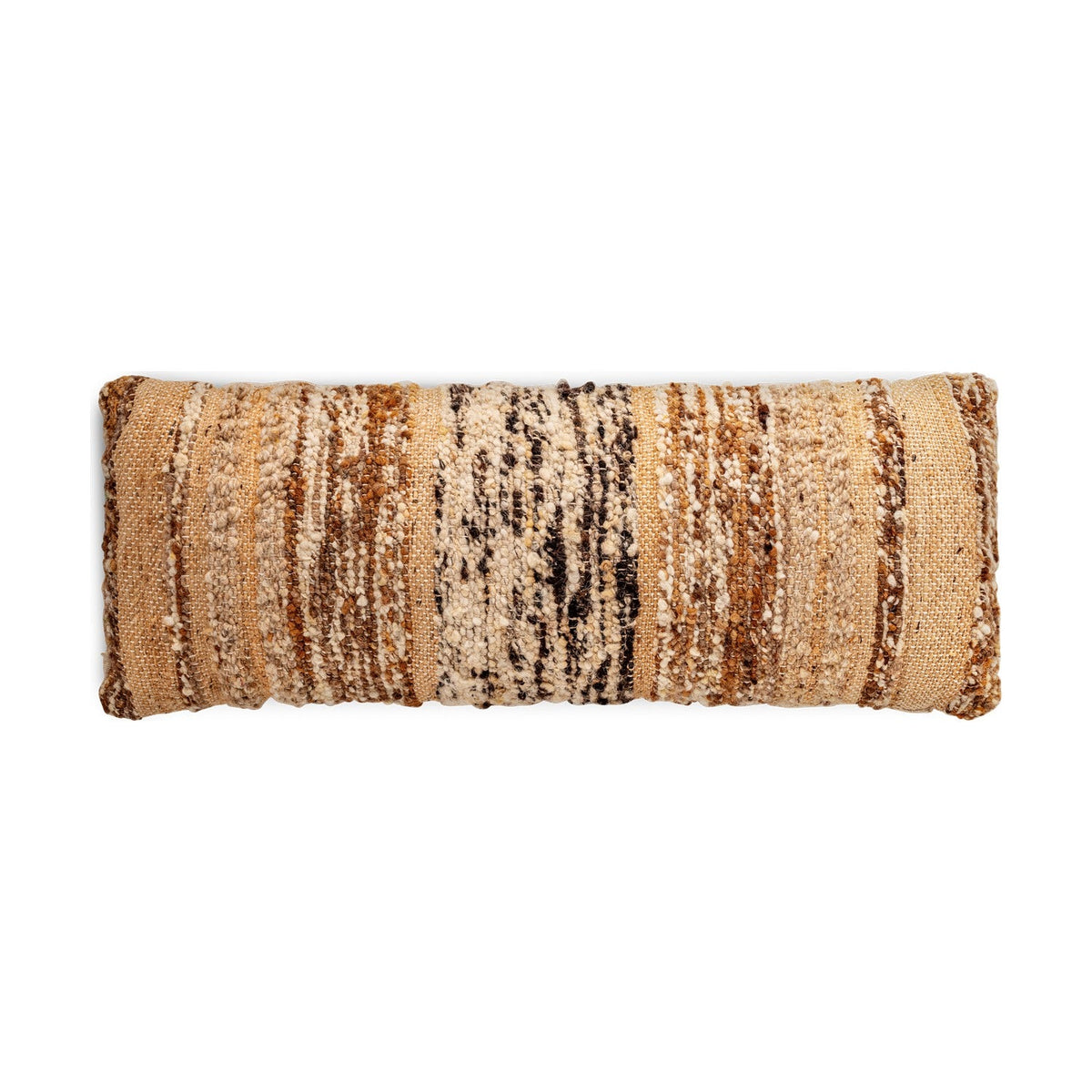 Maua 35 x 80cm Boucle Lumbar Cushion Cover - Mocha