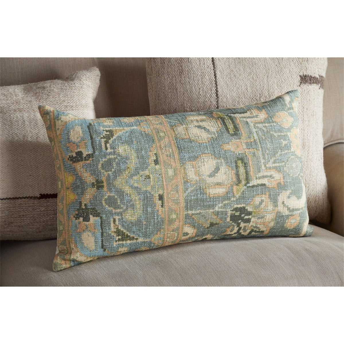 Selyo 60 x 40cm Tapestry Cushion Cover - Green