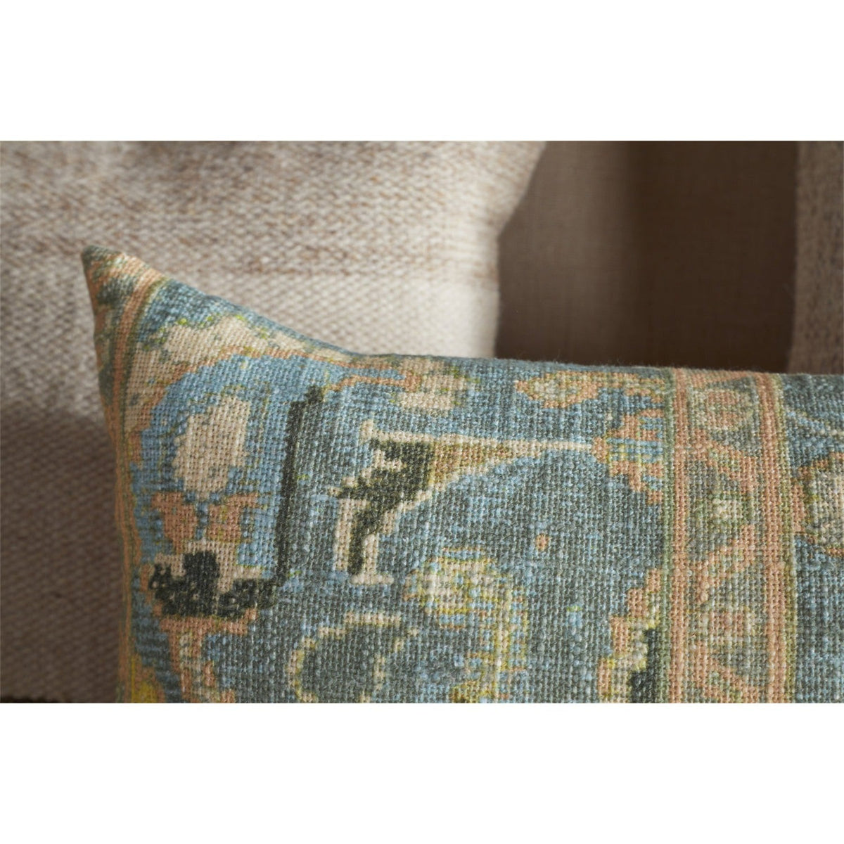 Selyo 60 x 40cm Tapestry Cushion Cover - Green