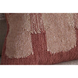 Akki 60 x 40cm Wool & Cotton Cushion Cover - Dusty Pink