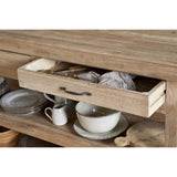 Tivu Reclaimed Wood Kitchen Island - Natural