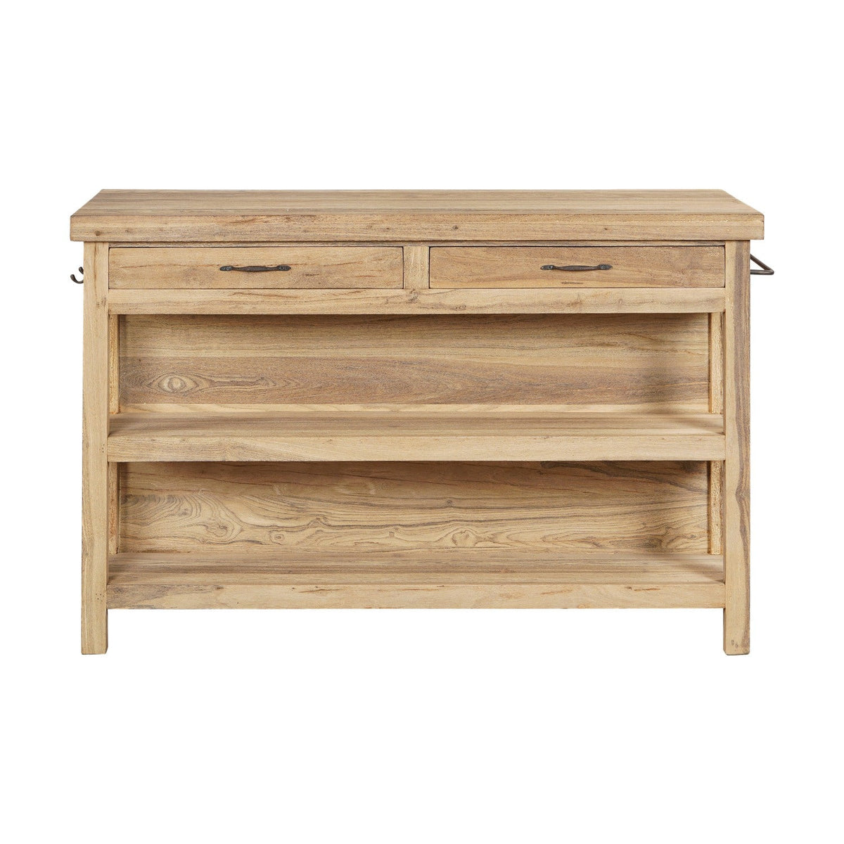 Tivu Reclaimed Wood Kitchen Island - Natural