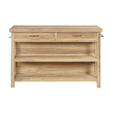 Tivu Reclaimed Wood Kitchen Island - Natural