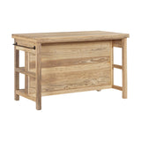 Tivu Reclaimed Wood Kitchen Island - Natural