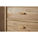 Sri Sandblasted Mango Wood Chest of Drawers - Natural