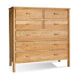 Sri Sandblasted Mango Wood Chest of Drawers - Natural