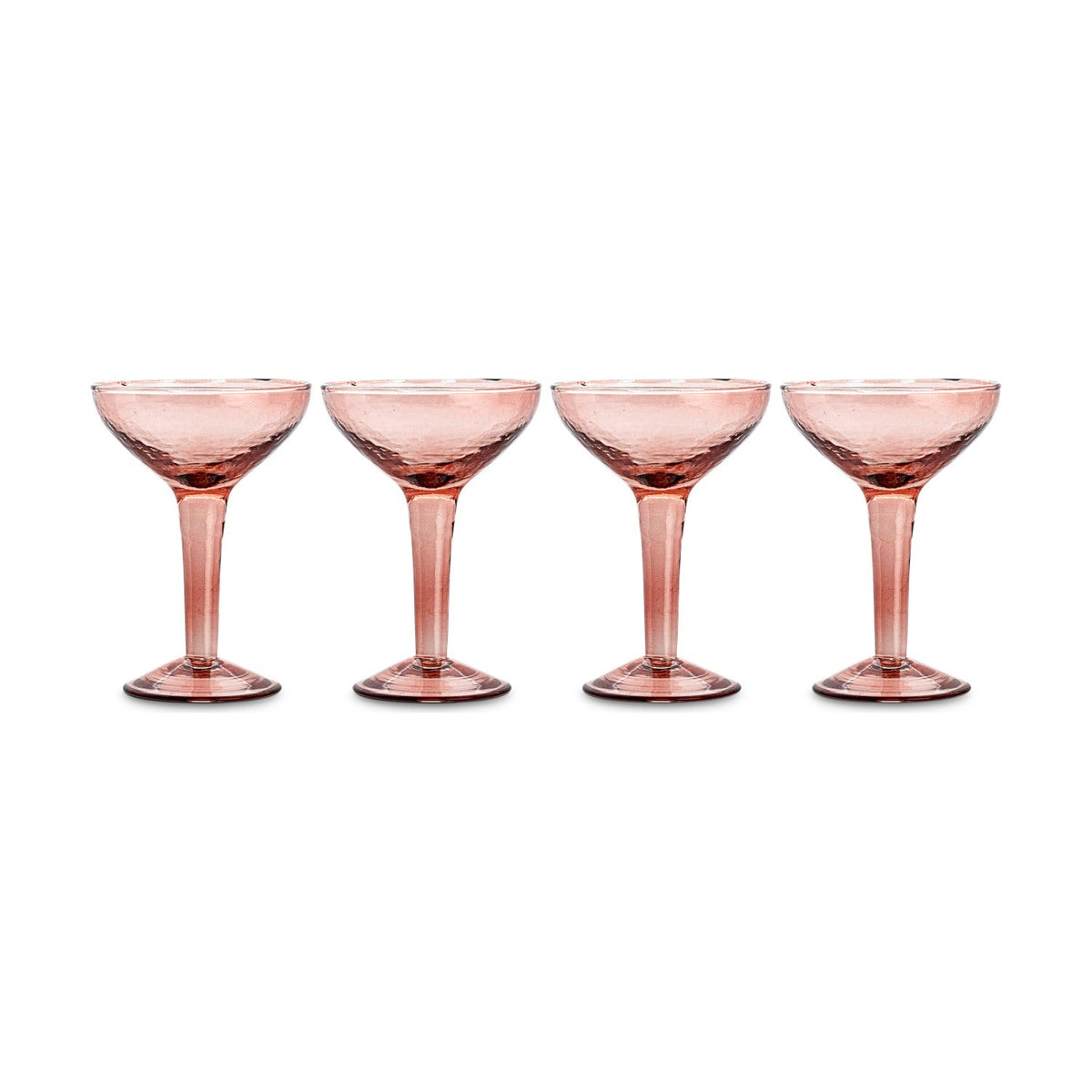 Yala Champagne Coupes - Dusty Terracotta - Set of 4