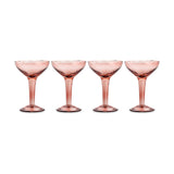Yala Champagne Coupes - Dusty Terracotta - Set of 4