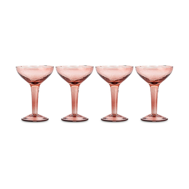 Yala Champagne Coupes - Dusty Terracotta - Set of 4