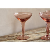 Yala Champagne Coupes - Dusty Terracotta - Set of 4