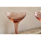 Yala Champagne Coupes - Dusty Terracotta - Set of 4