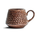 Samay Dimpled Earthenware Mug - Plum
