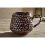 Samay Dimpled Earthenware Mug - Plum