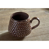 Samay Dimpled Earthenware Mug - Plum