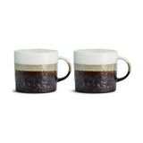 Chaay Stoneware Mug - Chocolate Brown - Set of 2