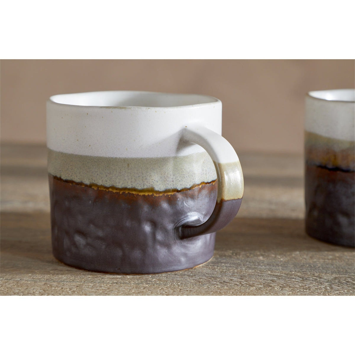 Chaay Stoneware Mug - Chocolate Brown - Set of 2