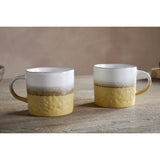 Chaay Stoneware Mug - Yellow - Set of 2