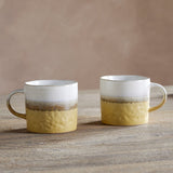 Chaay Stoneware Mug - Yellow - Set of 2