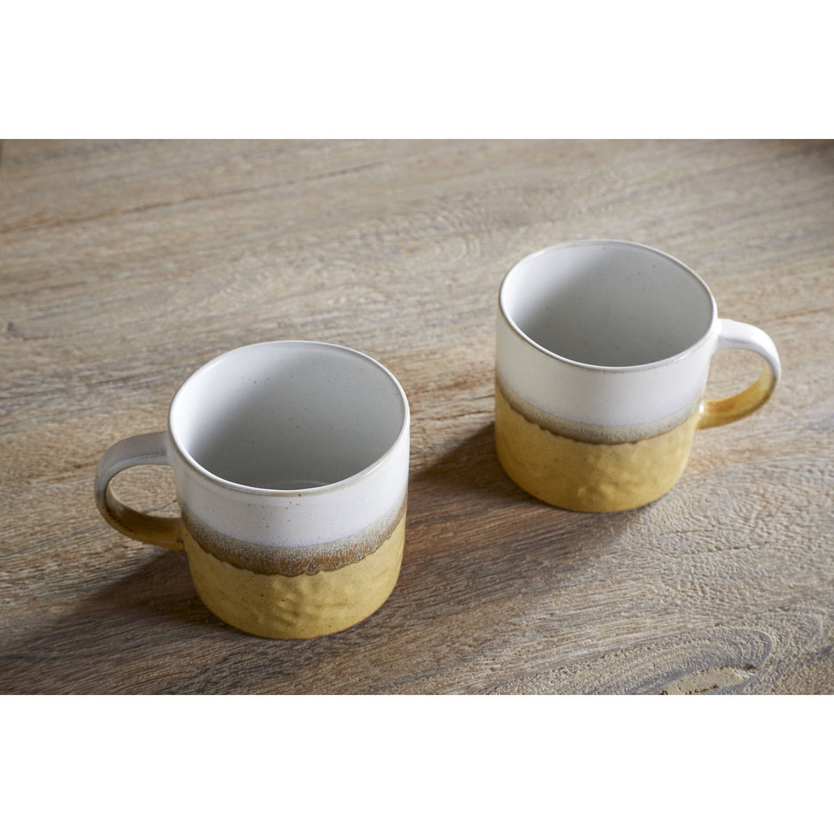 Chaay Stoneware Mug - Yellow - Set of 2