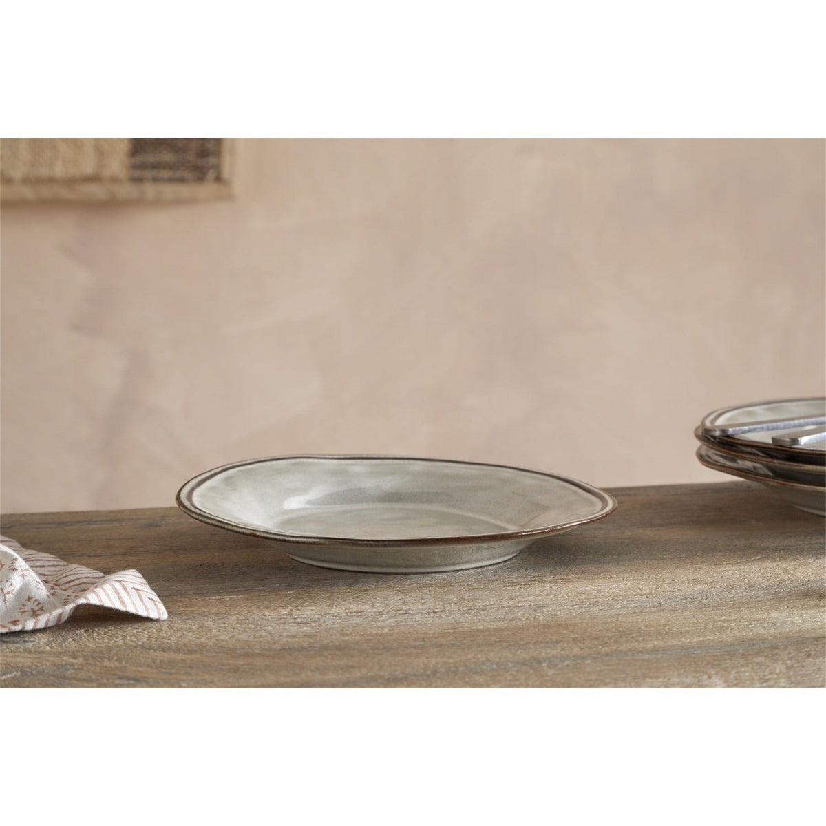 Pedra Side Plate - Pewter