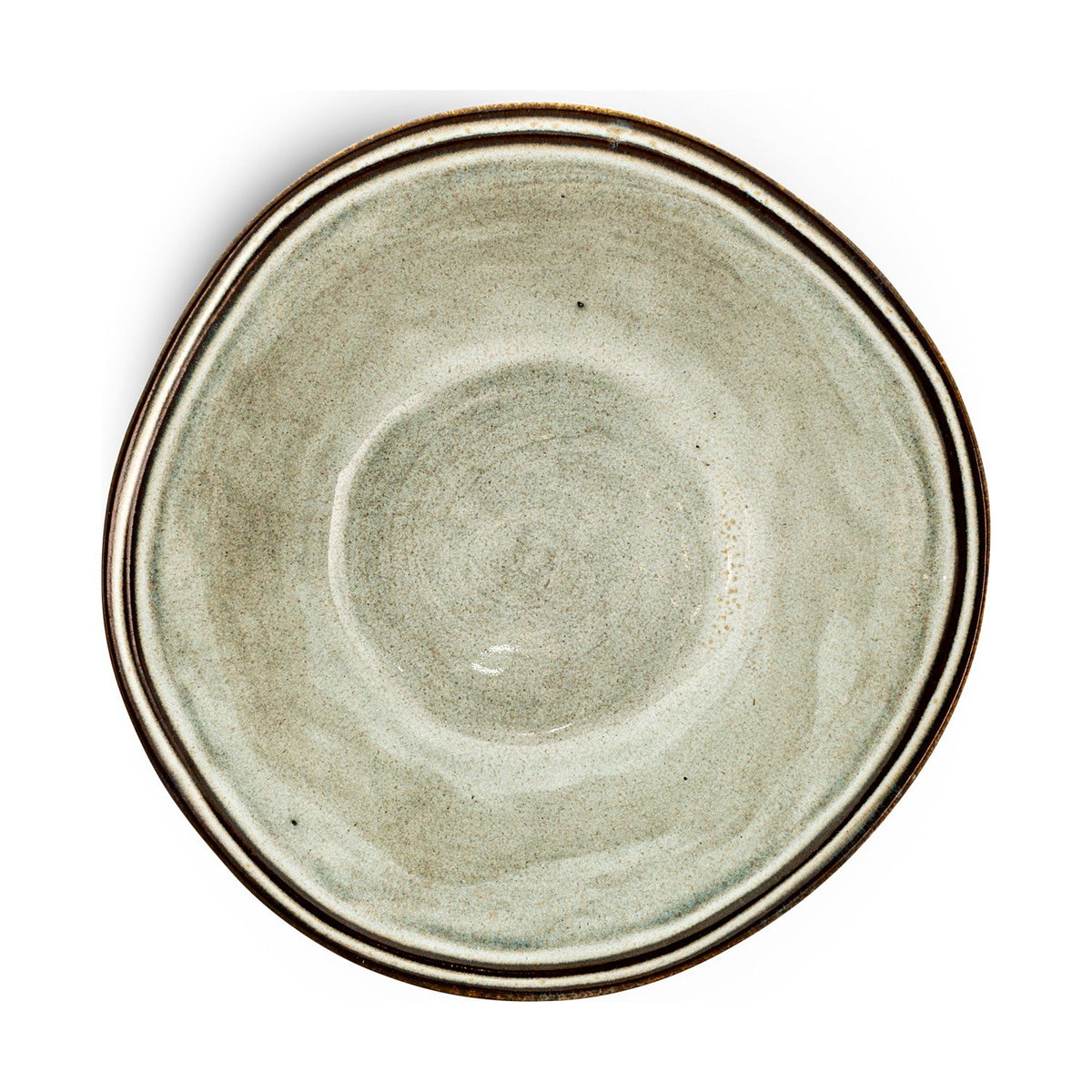 Pedra Glazed Earthenware Cereal Bowl - Pewter
