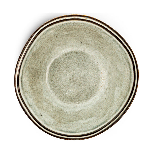 Pedra Glazed Earthenware Cereal Bowl - Pewter