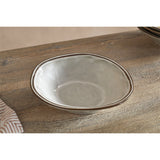 Pedra Glazed Earthenware Cereal Bowl - Pewter