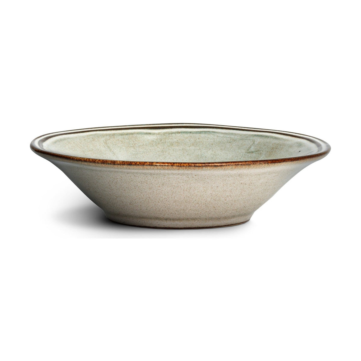 Pedra Glazed Earthenware Cereal Bowl - Pewter