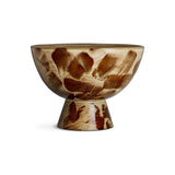 Terra Footed Fruit Bowl - Khaki Green