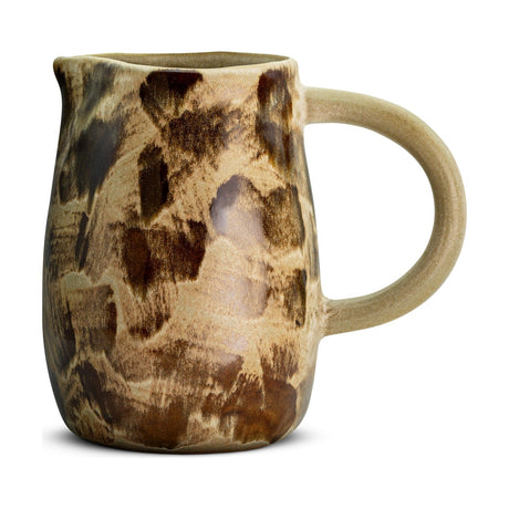 Terra Hand Painted Earthenware Jug - Khaki Green
