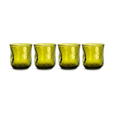 Chandani Short Hammered Tumblers - Green - Set of 4