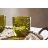 Chandani Short Hammered Tumblers - Green - Set of 4