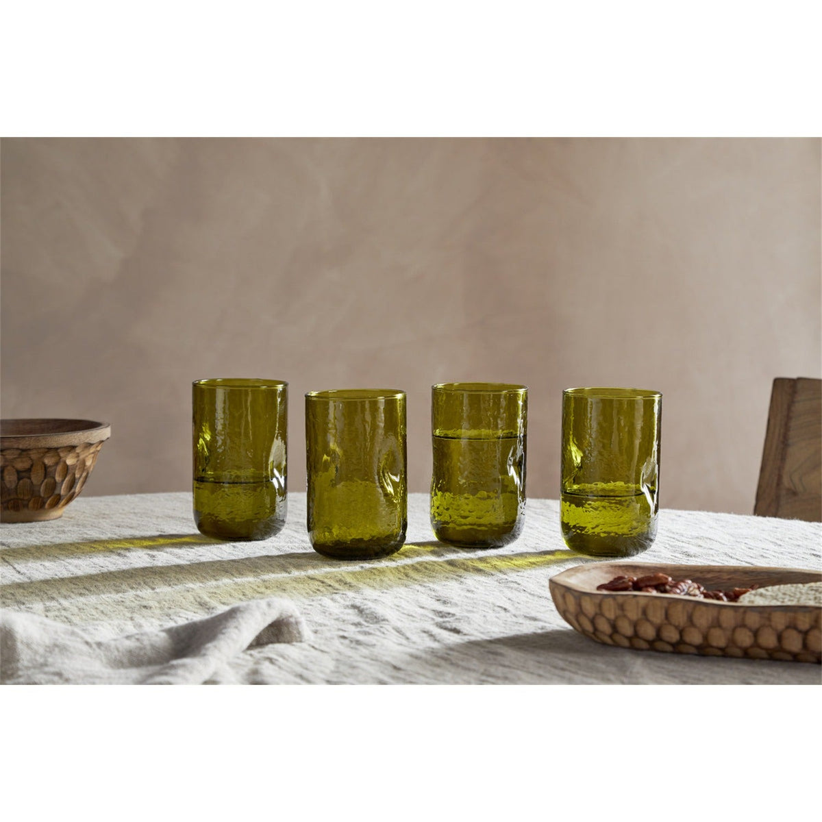 Chandani Tall Tumblers - Green - Set of 4