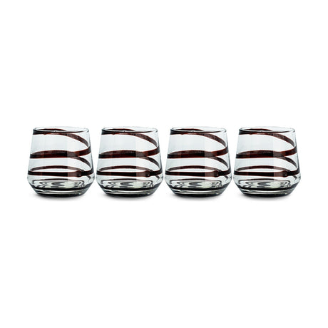 Nadia Tumblers - Mocha - Set of 4