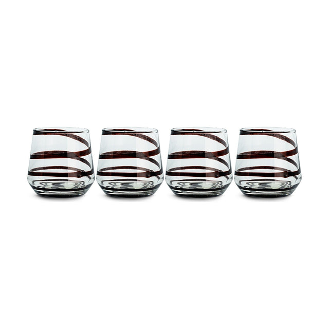 Nadia Tumblers - Mocha - Set of 4