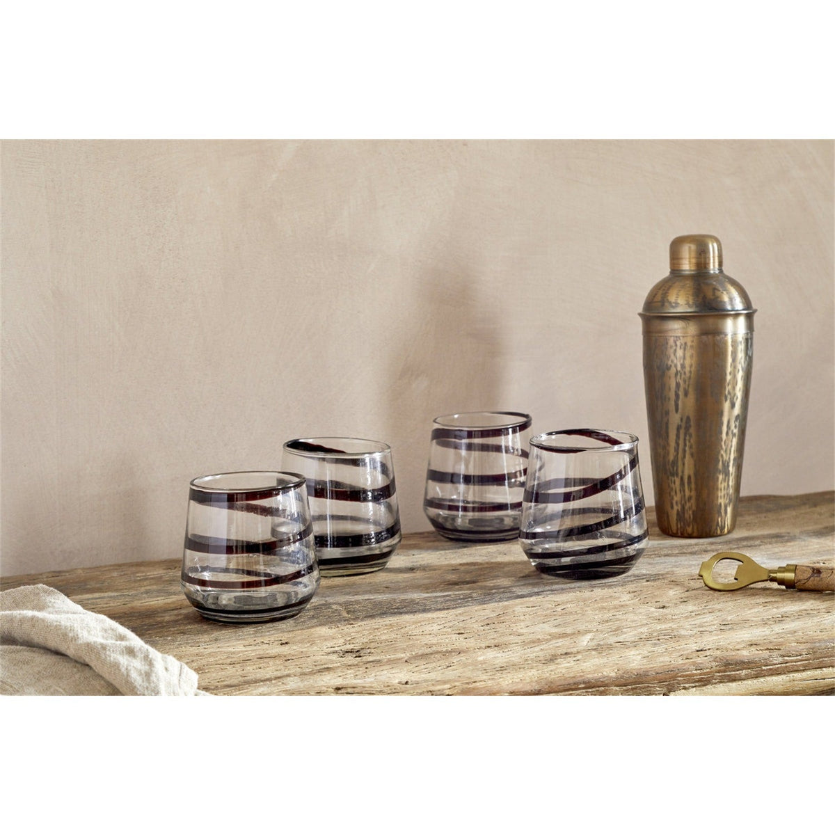 Nadia Tumblers - Mocha - Set of 4