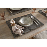 Gatita Rectangular Seagrass Placemats - Mocha - Set of 4