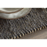 Gatita Rectangular Seagrass Placemats - Mocha - Set of 4